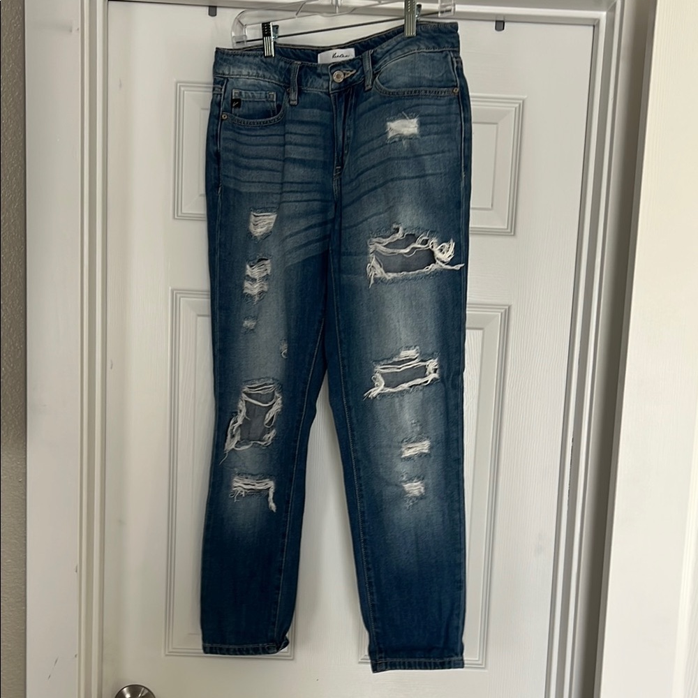 Kancans Distressed Blue Jeans